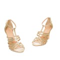 Andres Machado 5672-06 High Heeled Sandal Gold 10.5cm Andres Machado 5672-06 High Heeled Sandal Gold 10.5cm