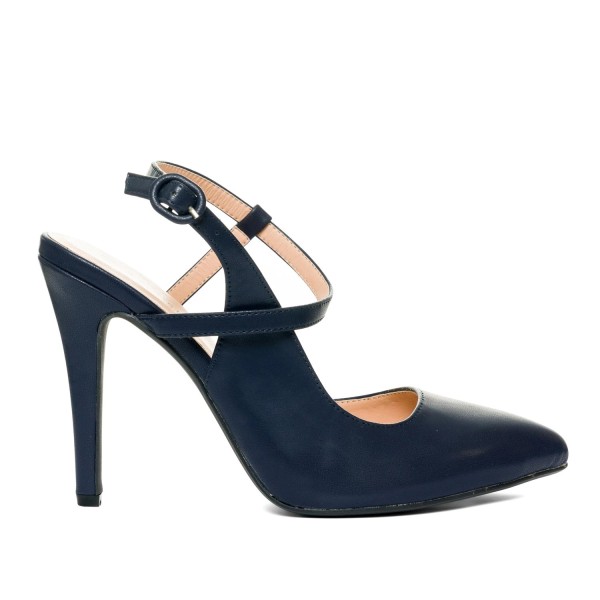 Andres Machado 5675-18 High Heeled Pump Blue 11cm Andres Machado 5675-18 High Heeled Pump Blue 11cm