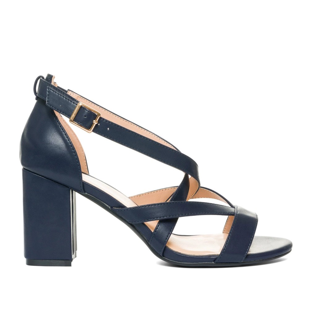 Andres Machado 5684-18 High Heeled Sandal Blue 9cm Andres Machado 5684-18 High Heeled Sandal Blue 9cm