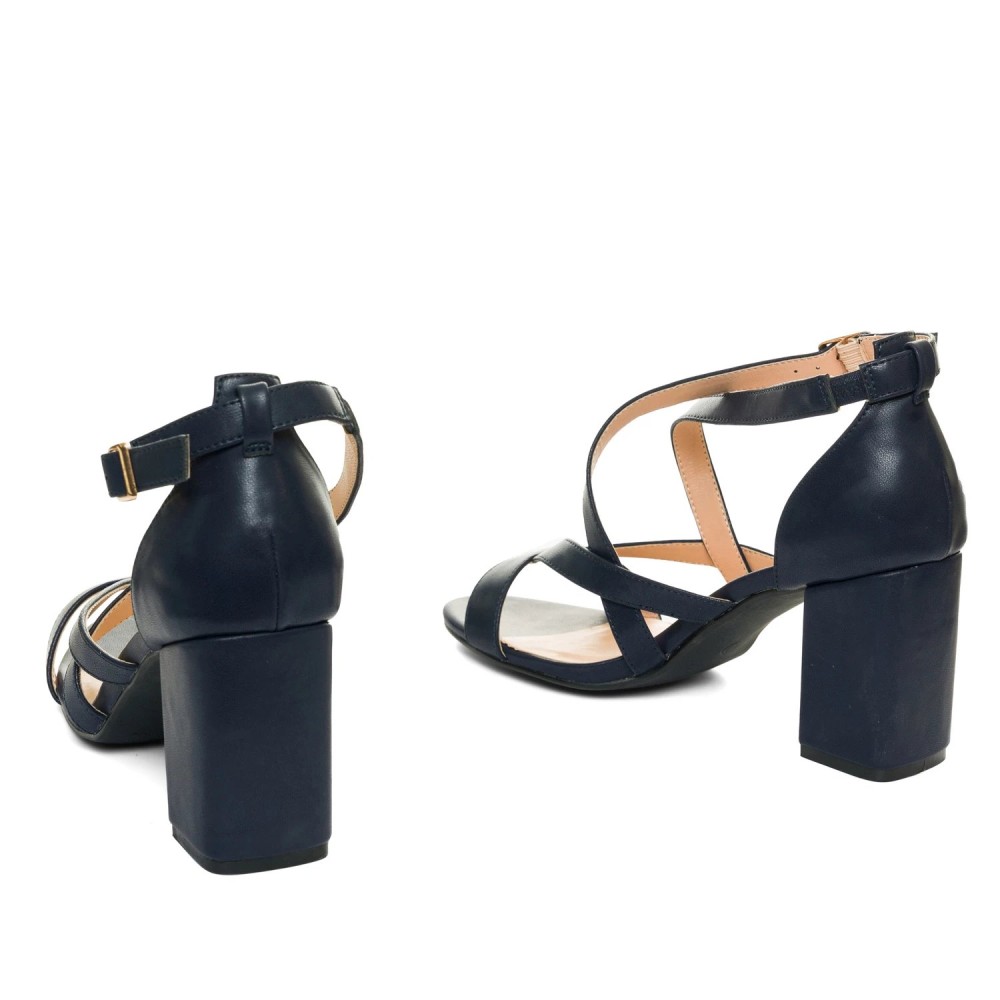 Andres Machado 5684-18 High Heeled Sandal Blue 9cm Andres Machado 5684-18 High Heeled Sandal Blue 9cm