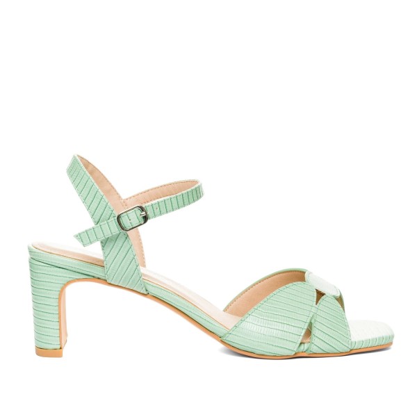 Andres Machado 5687-19 High Heeled Sandal Menta 7.5cm Andres Machado 5687-19 High Heeled Sandal Menta 7.5cm