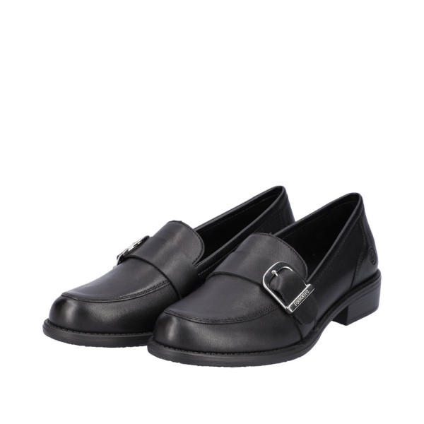Remonte D0F00-00 Anatomic Leather Moccasin Black Remonte D0F00-00 Anatomic Leather Moccasin Black