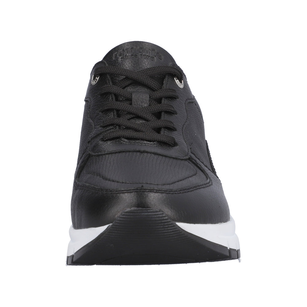 Remonte D0G04-00 Ανατομικό Δερμάτινο Sneaker Μαύρο