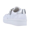 Remonte D0J02-80 Ανατομικό Δερμάτινο Sneaker Λευκό