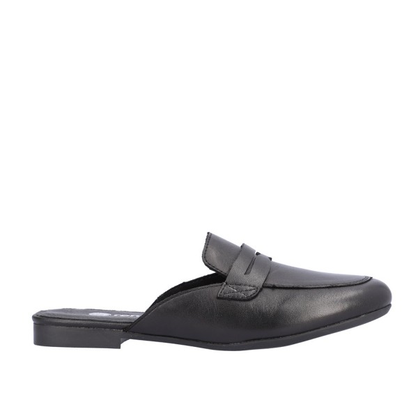 Remonte D0K50-00 Leather Mule Black Remonte D0K50-00 Leather Mule Black