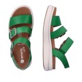 Remonte D0L50-52 Anatomical Leather Sandal Green