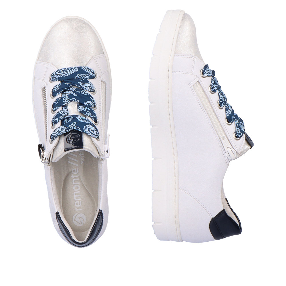 Remonte D5825-80 Anatomic Leather Sneaker White