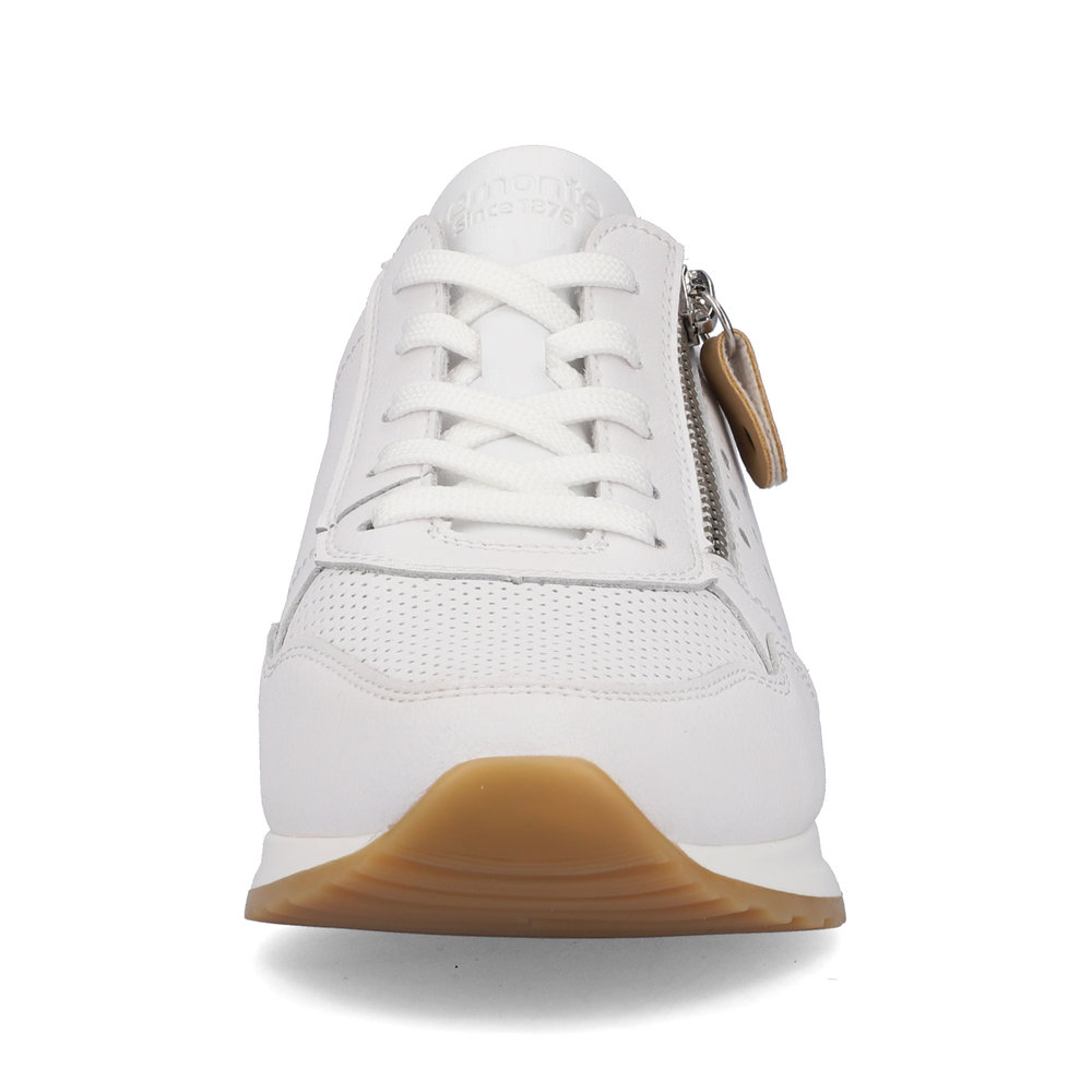 Remonte R2536-80 Ανατομικό Δερμάτινο Sneaker Λευκό