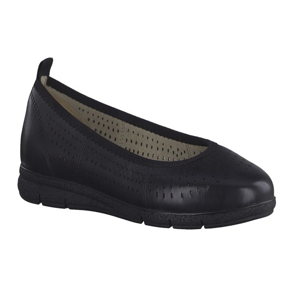 Tamaris 52101-20-022 Anatomic Leather Ballarina Black Tamaris 52101-20-022 Anatomic Leather Ballarina Black