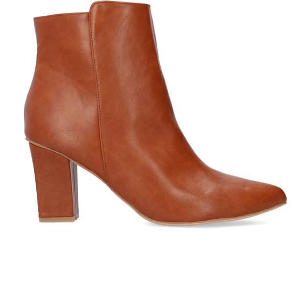 Andres Machado AM4236-05 High Heeled Ankle Boot Brown 8cm Andres Machado AM4236-05 High Heeled Ankle Boot Brown 8cm