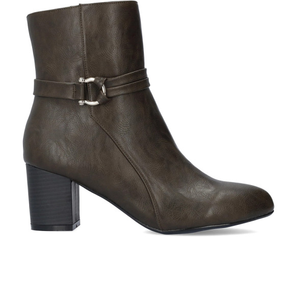 Andres Machado AM4237-08 High Heeled Ankle Boot Grey 8cm Andres Machado AM4237-08 High Heeled Ankle Boot Grey 8cm