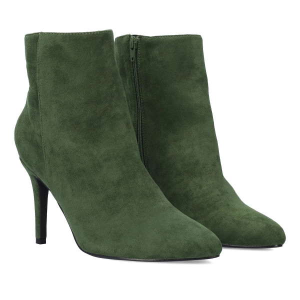 Andres Machado AM4239-19 High Heeled Ankle Boot Green 10cm Andres Machado AM4239-19 High Heeled Ankle Boot Green 10cm