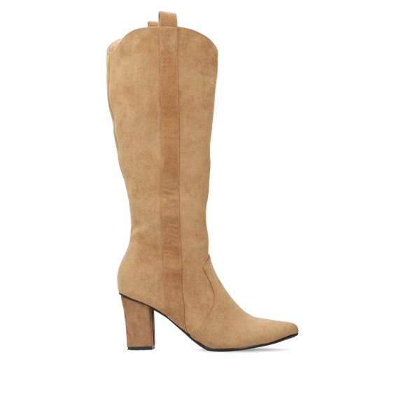 Andres Machado AM4249-05 High Heeled Boot Brown 8cm