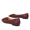 Andres Machado AM5711-23 Ballerina Burgundy Andres Machado AM5711-23 Ballerina Burgundy