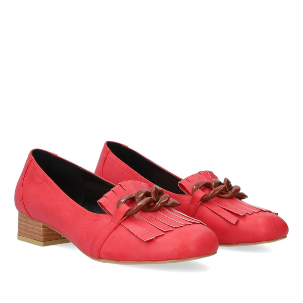Andres Machado AM5716-14 Moccasin Red 3.5cm Andres Machado AM5716-14 Moccasin Red 3.5cm