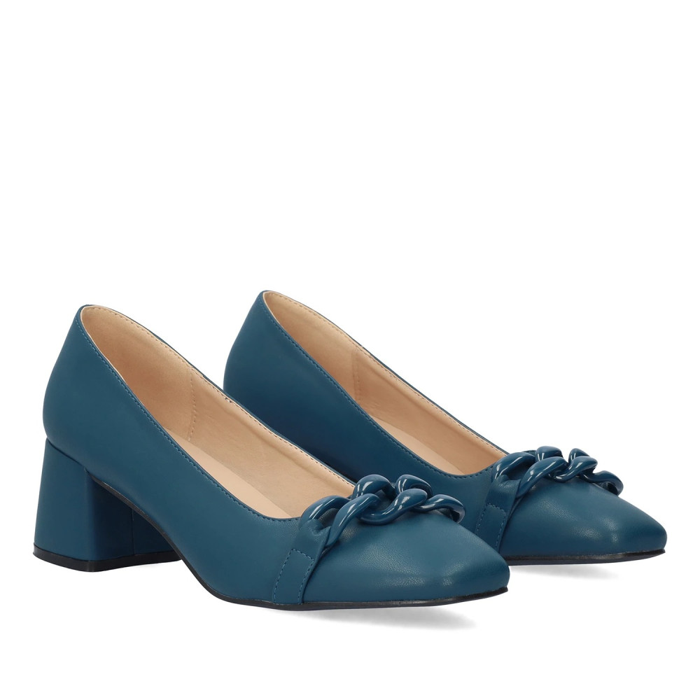 Andres Machado AM5719-12 Pump Blue 6cm Andres Machado AM5719-12 Pump Blue 6cm