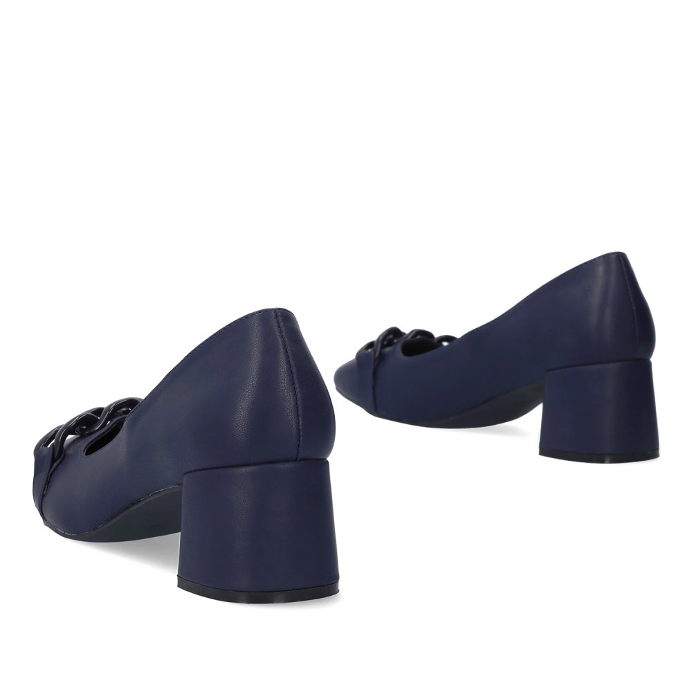 Andres Machado AM5719-18 Pump Dark Blue 6cm Andres Machado AM5719-18 Pump Dark Blue 6cm