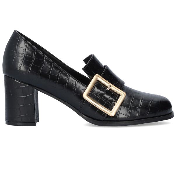 Andres Machado AM5723-01 Moccasin Black 7cm Andres Machado AM5723-01 Moccasin Black 7cm