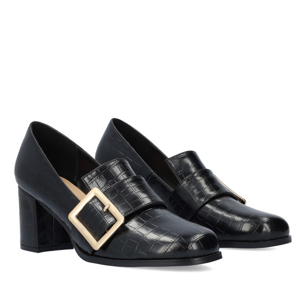 Andres Machado AM5723-01 Moccasin Black 7cm Andres Machado AM5723-01 Moccasin Black 7cm