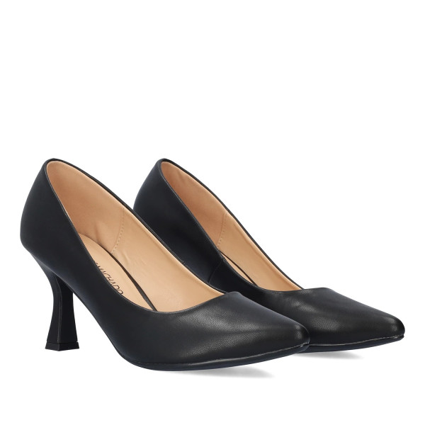 Andres Machado AM5724-01 Pump Black 8.5cm Andres Machado AM5724-01 Pump Black 8.5cm