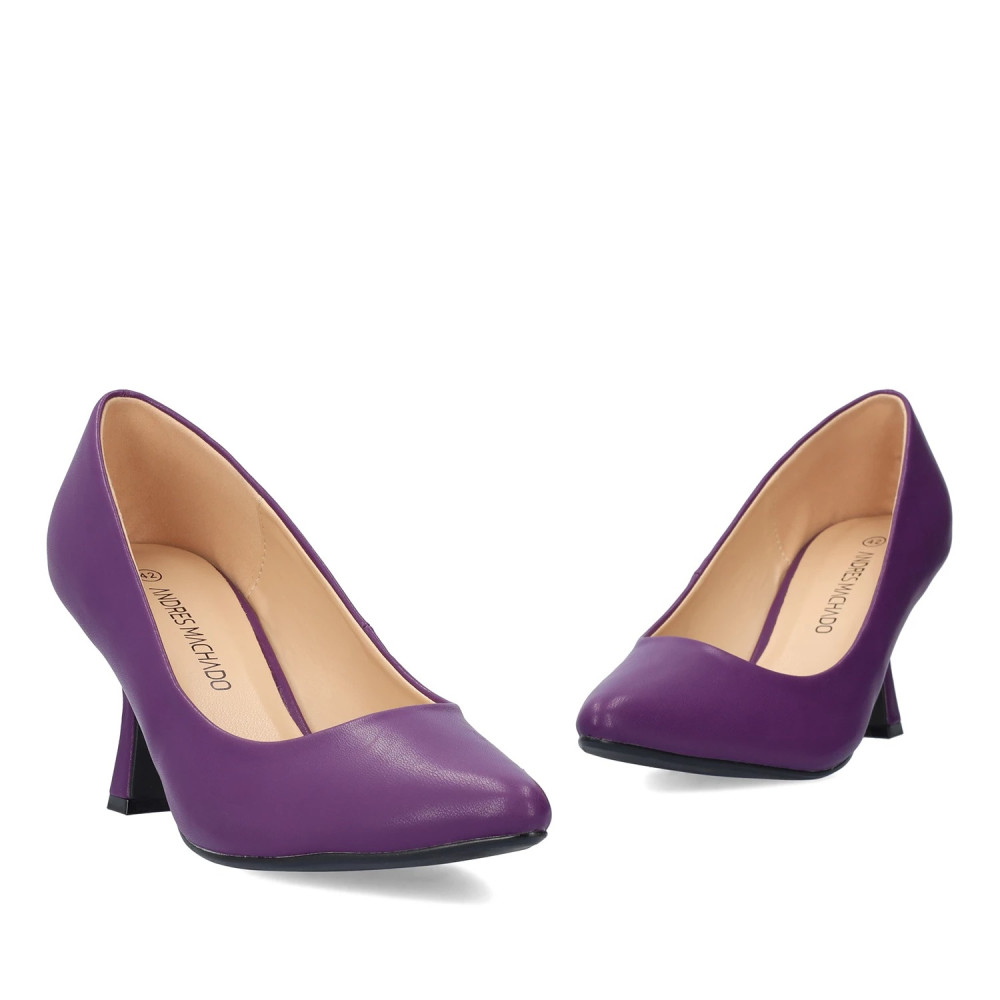Andres Machado AM5724-10 Pump Purple 8.5cm Andres Machado AM5724-10 Pump Purple 8.5cm