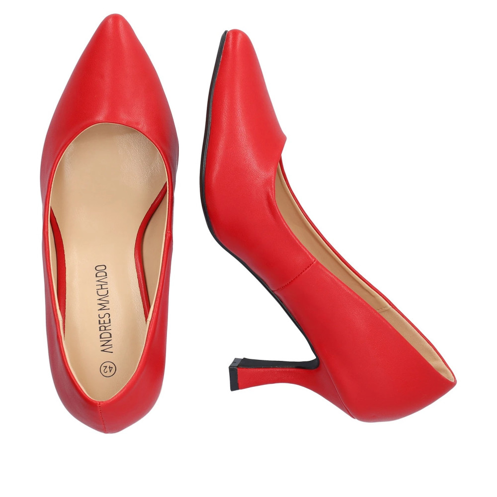 Andres Machado AM5724-14 Pump Red 8.5cm Andres Machado AM5724-14 Pump Red 8.5cm