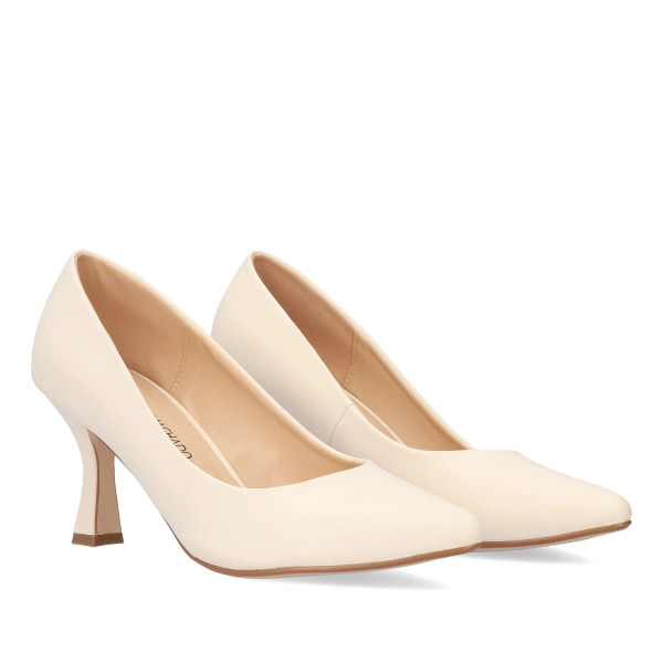 Andres Machado AM5724-15 Pump Ivory 8.5cm Andres Machado AM5724-15 Pump Ivory 8.5cm