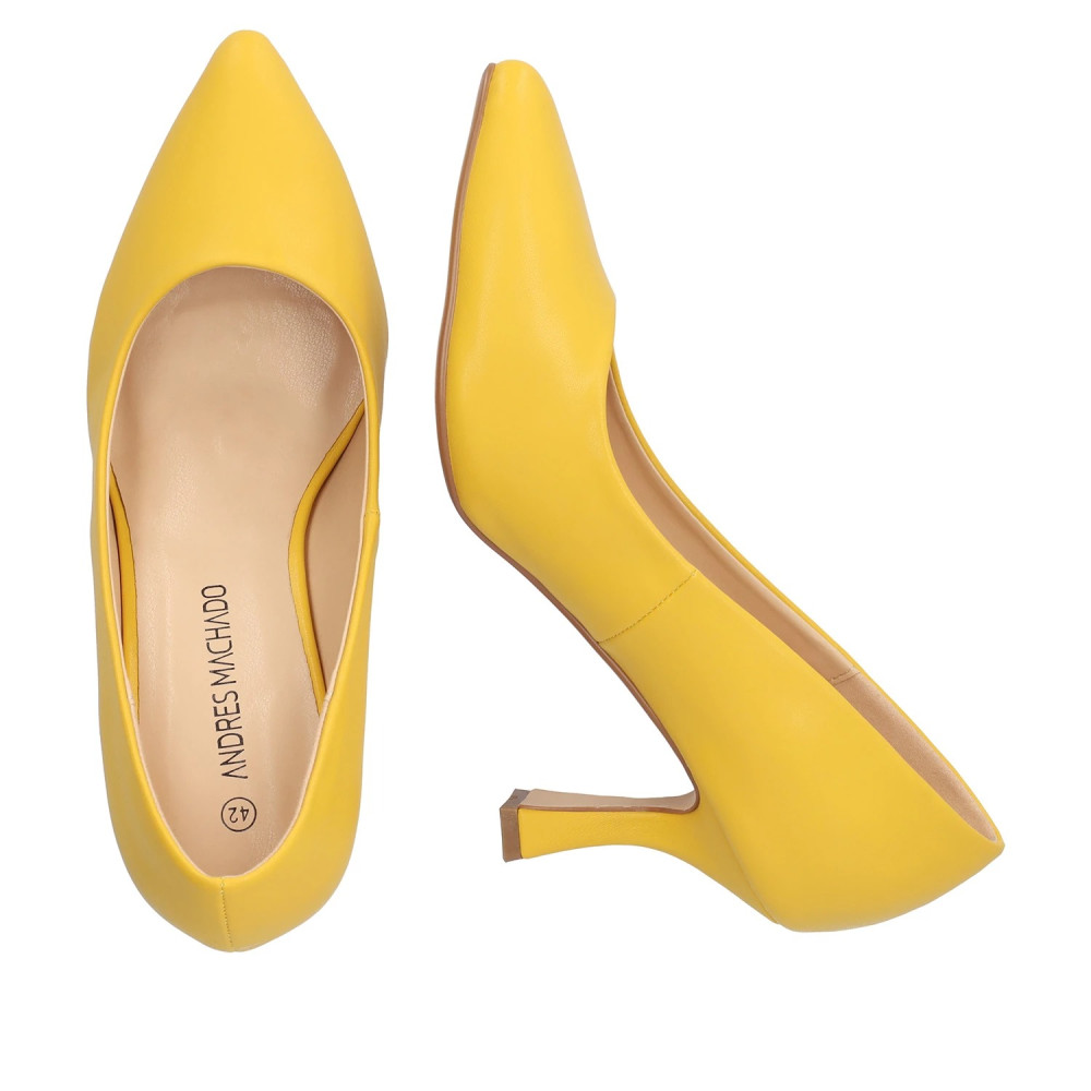 Andres Machado AM5724-24 Pump Yellow 8.5cm Andres Machado AM5724-24 Pump Yellow 8.5cm