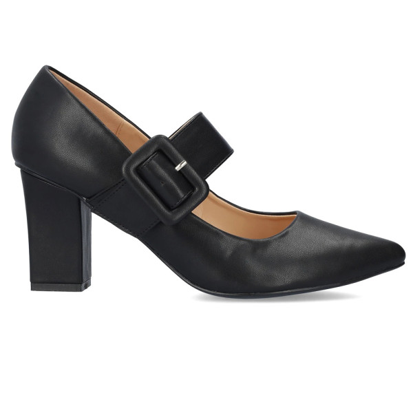 Andres Machado AM5726-01 Pump Black 8.5cm Andres Machado AM5726-01 Pump Black 8.5cm