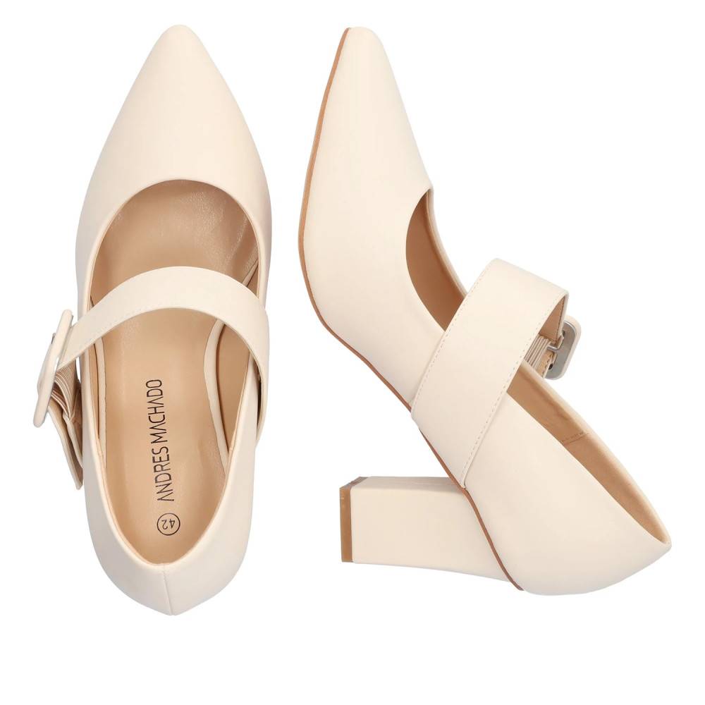 Andres Machado AM5726-15 Pump Cream 8.5cm Andres Machado AM5726-15 Pump Cream 8.5cm
