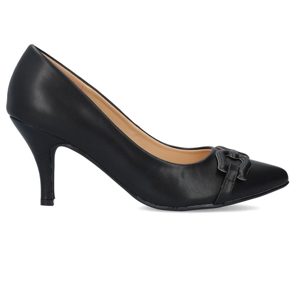 Andres Machado AM5727-01 Pump Black 8.5cm Andres Machado AM5727-01 Pump Black 8.5cm