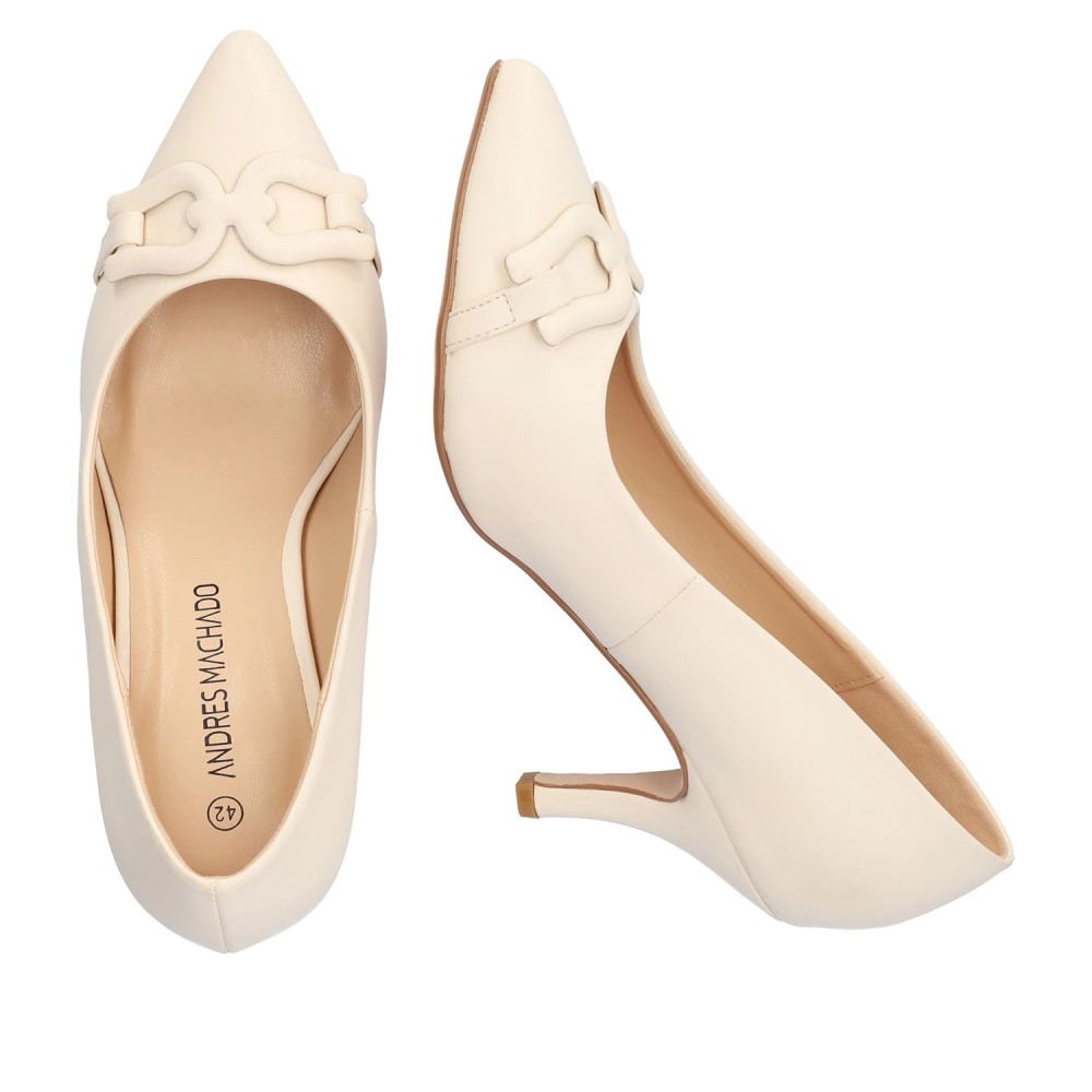 Andres Machado AM5727-15 Pump Cream 8.5cm Andres Machado AM5727-15 Pump Cream 8.5cm