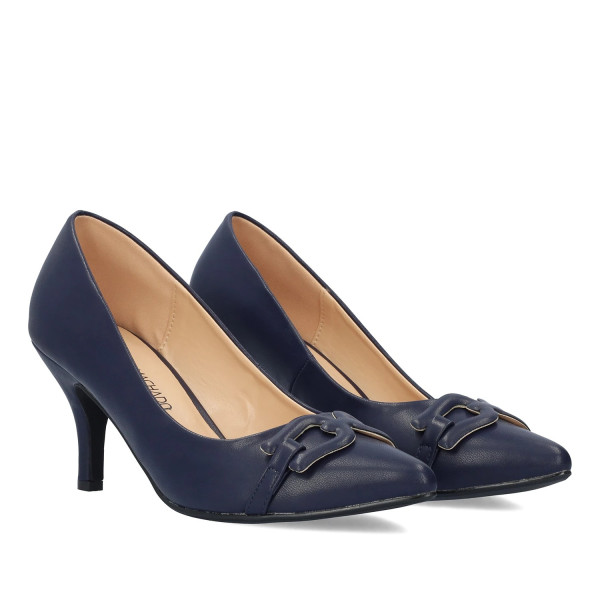 Andres Machado AM5727-18 Pump Blue 8.5cm Andres Machado AM5727-18 Pump Blue 8.5cm
