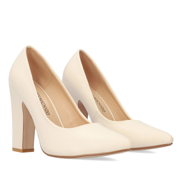 Andres Machado AM5728-15 Pump Ivory 11cm Andres Machado AM5728-15 Pump Ivory 11cm