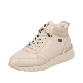 Remonte D5981-60 Anatomic Leather Ankle High Sneaker Ivory