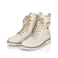 Remonte D8475-80 Anatomic Leather Ankle Boot White