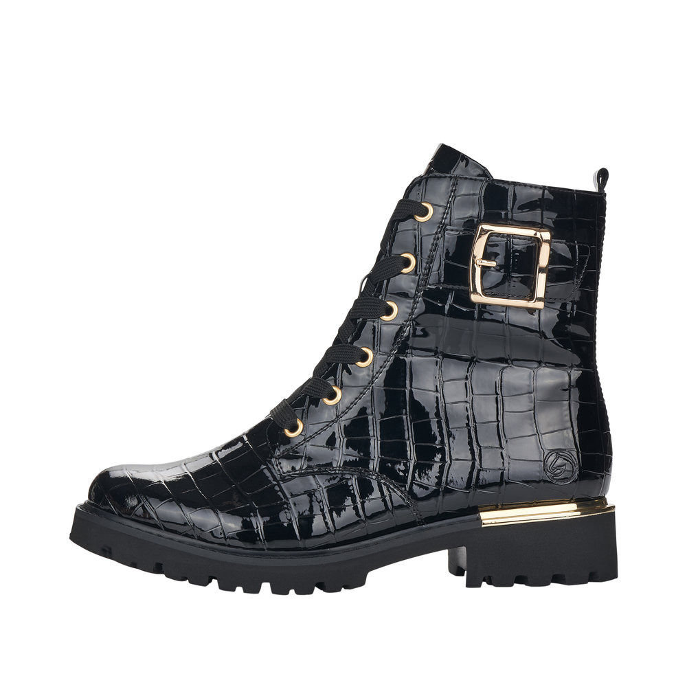 Remonte D8683-02 Anatomic Ankle Boot Black