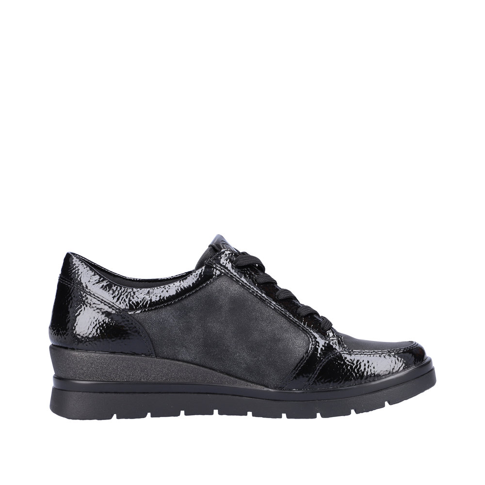 Remonte R0705-03 Anatomical Leather Sneaker Black