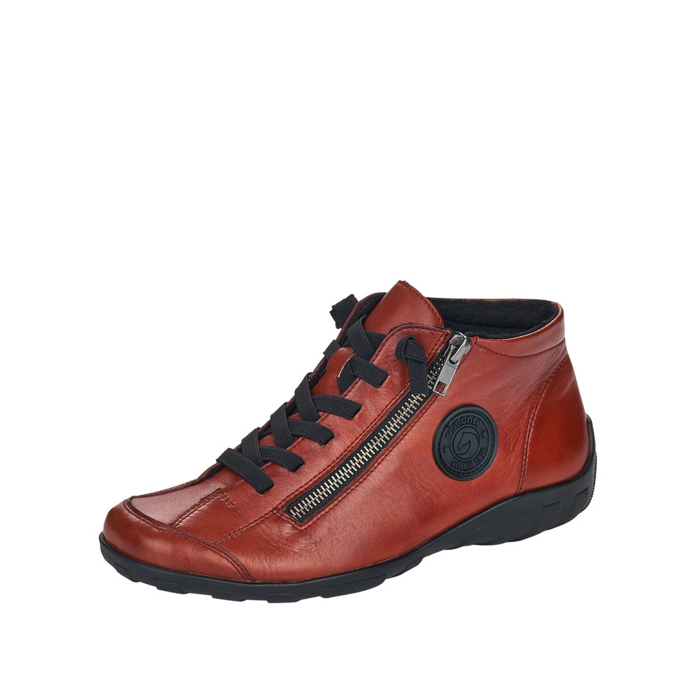 Remonte R3491-38 Anatomical Leather Sneaker Red