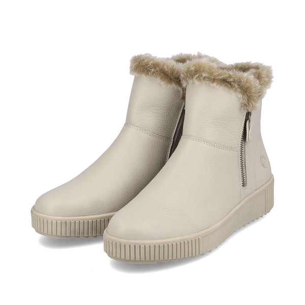 Remonte R7999-60 Anatomical Leather Ankle Boot Beige Remonte R7999-60 Anatomical Leather Ankle Boot Beige