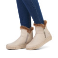 Remonte R7999-60 Anatomical Leather Ankle Boot Beige
