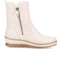 Remonte R8482-60 Anatomical Leather Ankle Boot Ivory