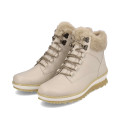 Remonte R8484-60 Anatomical Leather Ankle Boot Ivory
