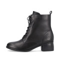 Remonte R8877-01 Anatomical Leather Ankle Boot Black
