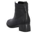 Remonte R8878-01 Anatomic Leather Heeled Ankle Boot Black 5cm