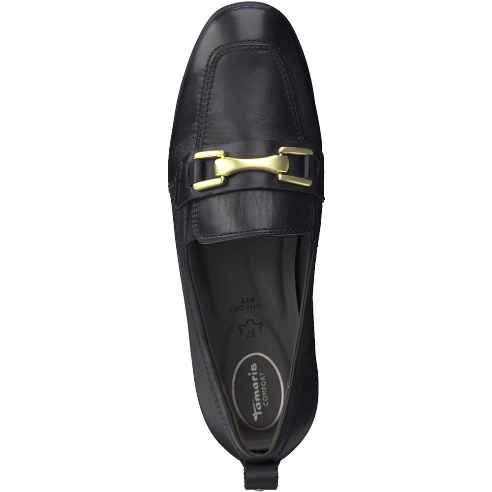 Tamaris 54205-41-022 Anatomical Leather Mocassin Black Tamaris 54205-41-022 Anatomical Leather Mocassin Black