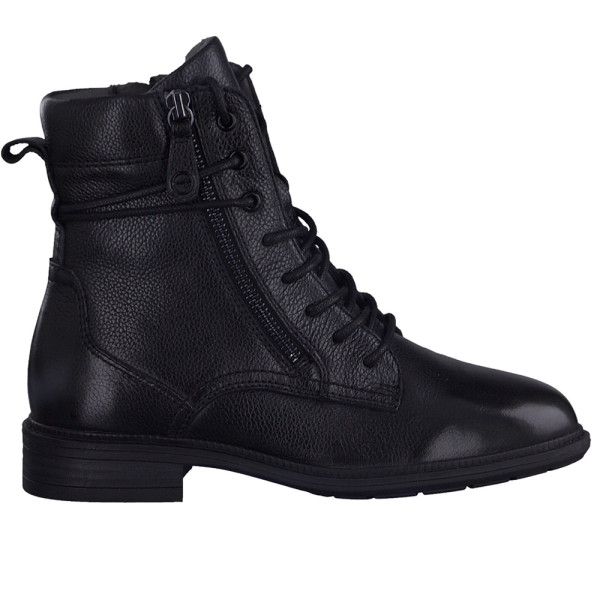 Tamaris 55102-41-001 Anatomical Leather Combat Boot Black Tamaris 55102-41-001 Anatomical Leather Combat Boot Black