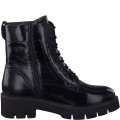 Tamaris 55216-41-018 Anatomical Leather Combat Boot Black Tamaris 55216-41-018 Anatomical Leather Combat Boot Black