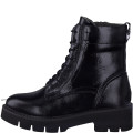 Tamaris 55216-41-018 Anatomical Leather Combat Boot Black Tamaris 55216-41-018 Anatomical Leather Combat Boot Black