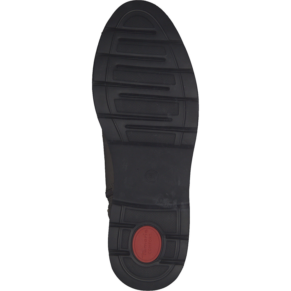 Tamaris 55216-41-345 Anatomical Leather Combat Boot Cigar Tamaris 55216-41-345 Anatomical Leather Combat Boot Cigar
